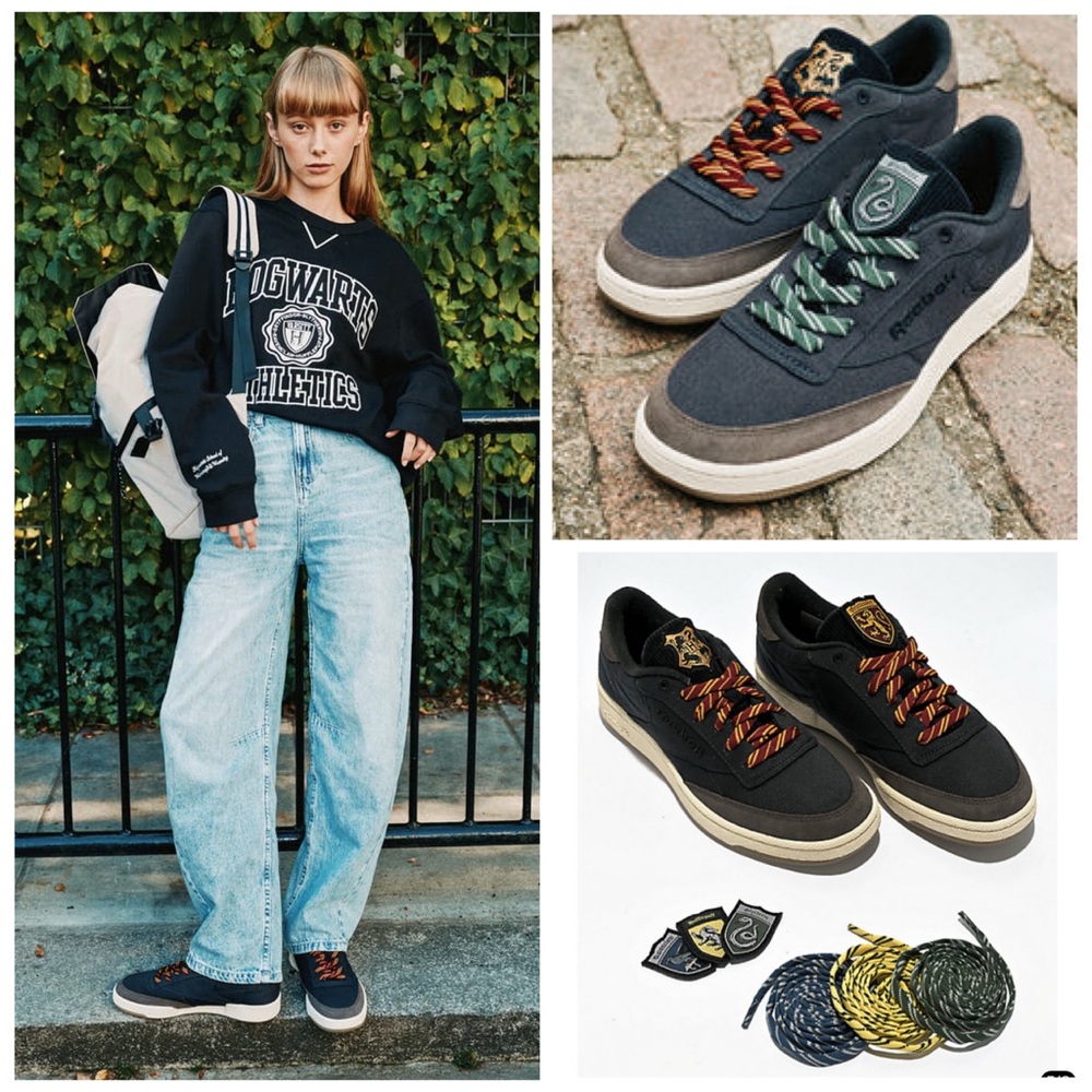 Reebok Harry Potter House Club C 85 Slytherin Gryffindor Hufflepuff Ravenclaw 7